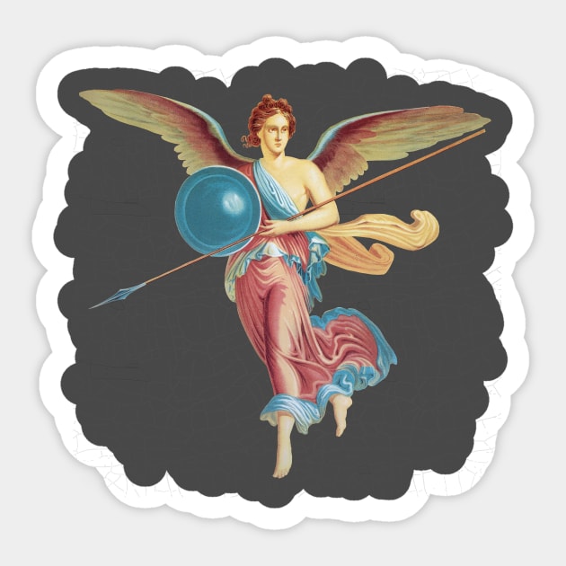 Winged Victory Sticker by Mosaicblues
